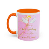 Inspirational Accent Coffee Mug for Positivity