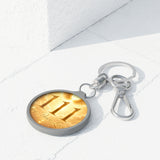 111 Angel Number Keyring Tag – Joy Peace Love Spiritual Numerology Keychain