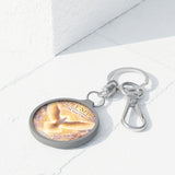 Holy Spirit Dove Keyring — Inspirational Christian Keychain ("I Am That I Am")