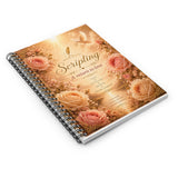 Spiral Notebook — "Scripting: A Return to Love" Floral Journal