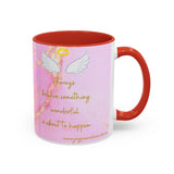 Inspirational Accent Coffee Mug for Positivity