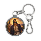 Saint Christopher Keyring Tag — Inspirational Christian Religious Keychain