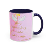 Inspirational Accent Coffee Mug for Positivity