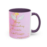 Inspirational Accent Coffee Mug for Positivity