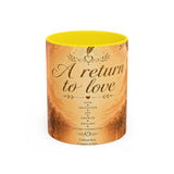 A Return to Love Ceramic Coffee Mug – Inspirational Floral 11/15oz Accent Mug