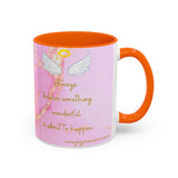 Inspirational Accent Coffee Mug for Positivity