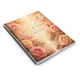 Journal Notebook — "A Return to Love" Floral Spiral Ruled Notebook