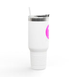 Inspirational 40oz Insulated Travel Mug with Wings & Angel Number 111