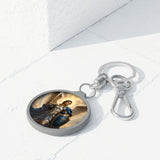 Archangel Michael Keyring Tag — Guardian Angel Metal Keychain