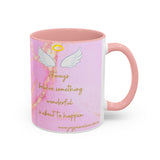 Inspirational Accent Coffee Mug for Positivity