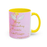 Inspirational Accent Coffee Mug for Positivity