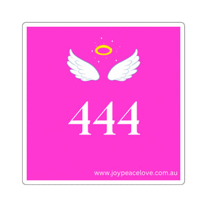 Angel Number 444 Square Sticker