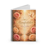 Manifestation Spiral Notebook — Inspirational Ruled Journal with "and so it is done" Floral Cover