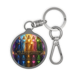 Spiritual Keyring Tag — The 7 Mighty Elohim Inspirational Keychain