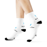 Cozy Custom Crew Socks - Fun Gift for Friends, Unique Apparel, Stocking Stuffers, Casual Wear, Personalized Fashion