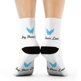 Cozy Custom Crew Socks - Fun Gift for Friends, Unique Apparel, Stocking Stuffers, Casual Wear, Personalized Fashion
