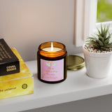 Inspirational Scented Candle - Coconut Apricot Wax | Always Believe Something Wonderful
