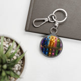 Spiritual Keyring Tag — The 7 Mighty Elohim Inspirational Keychain