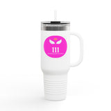 Inspirational 40oz Insulated Travel Mug with Wings & Angel Number 111