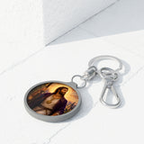 Saint Christopher Keyring Tag — Inspirational Christian Religious Keychain
