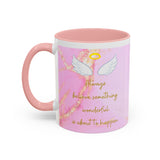 Inspirational Accent Coffee Mug for Positivity
