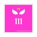 Angel Number 111 Square Stickers