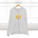 Zip Hoodie — 333 Angel Number Wings “A Return to Love” Spiritual Zip Hoodie